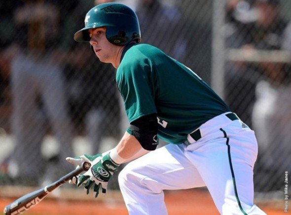  INF Mattingly Romanin (Burlington, Ont.) collected his first hit for the Chicago State Cougars four years ago this spring as a freshman. In all, he had 64 hits in 53 games in 2012. As a sophomore he had 46 in 47 games and last year he had 63 in 54 games. The former Ontario Terrier, who played for coach Scott VandeValk, had two hits against the Northwestern Wildcats giving 49 this season and 222 in his career for the Chicago State all-time school hit record.