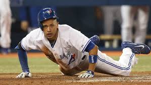 * Blue Jays SS Ryan Goins came to the plate as the second hitter in the fifth inning on back to back days against the Seattle Mariners. One day he wound up lying in the dirt ... the next he was the hitting hero driving a two-run homer into the first row of the second deck. ....