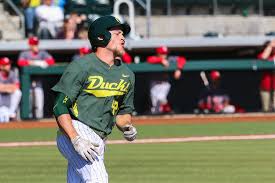 Phil Craig-St.Jacques (Gatineau, Que.) arrived at Oregon as an infielder, but who plays left? The best hitter? Craig-St. Jacques is now an outfielder. Photo: Jacques Lanciault.