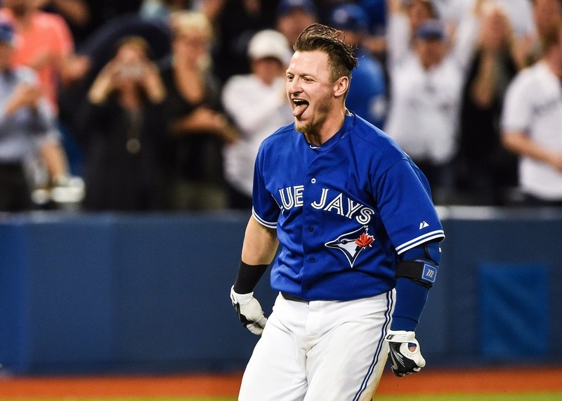 Josh Donaldson has made friends and influenced people with his late-inning heroics for the Blue Jays. Photo: Aaron Vincent Elkaim/The Canadian Press. 