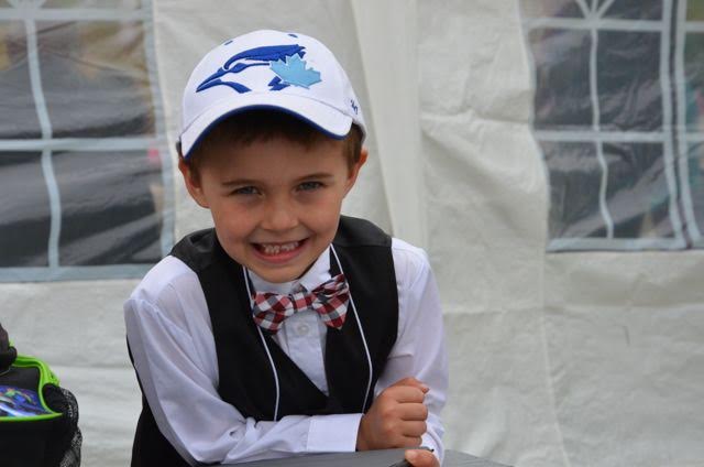 After the induction ceremonies at the Canadian Baseball Hall of Fame in St. Marys, Xavier, age five, asked his grandfather "Gam-PEE what do you do?" Photo Minden Studios. 