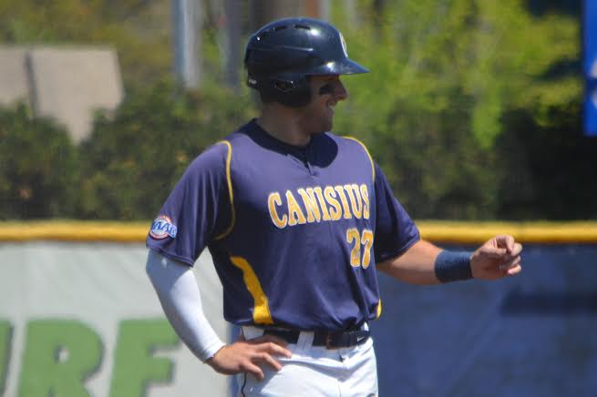 Toronto Mets grad 3B Connor Panas (Etobicoke, Ont.) of the Canisius Golden Griffs went to his hometown Toronto Blue Jays in the ninth round. Photo: Alexis Brudnicki.