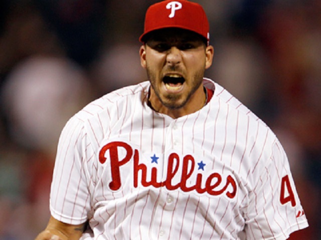 Phillippe Aumont (Gatineau, Que.) has made 45 relief appearances for the Phildelphia Phillies. Now, he's been promoted to fill in for injured Cole Hamels facing the Miami Marlins. 