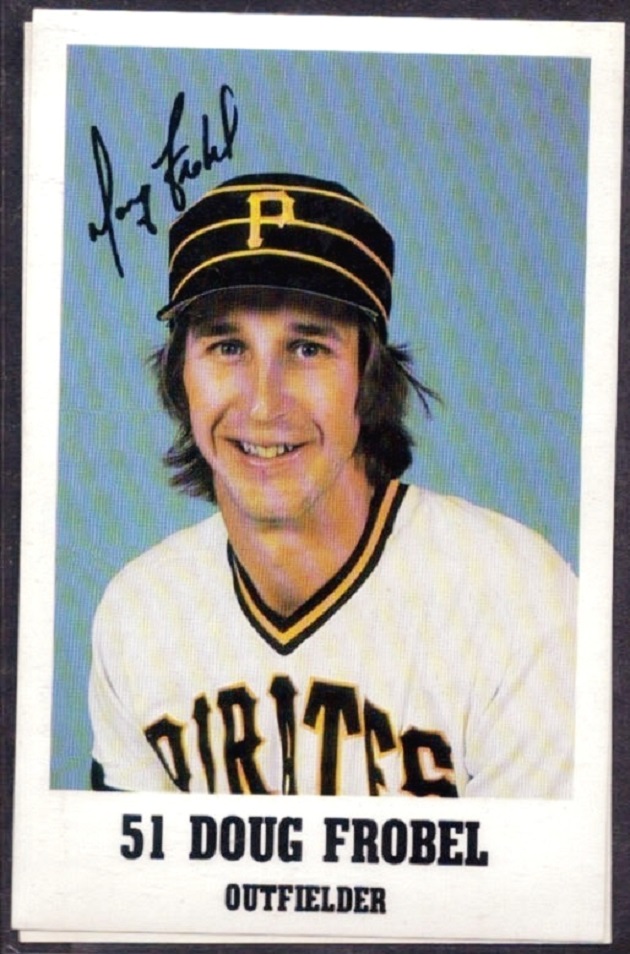 On this day in 1984 Pittsburgh Pirates Doug Frobel (Ottawa, Ont.) almost hit the scoreboard at Wrigley Field turning around a Lee Smith pitch for his second homer of the day.