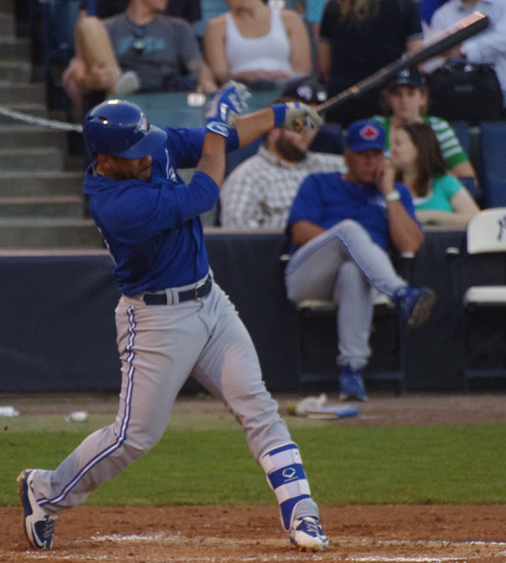2B Devon Travis returned from a rehab assignment at triple-A Buffalo. Photo: Jay Blue. 