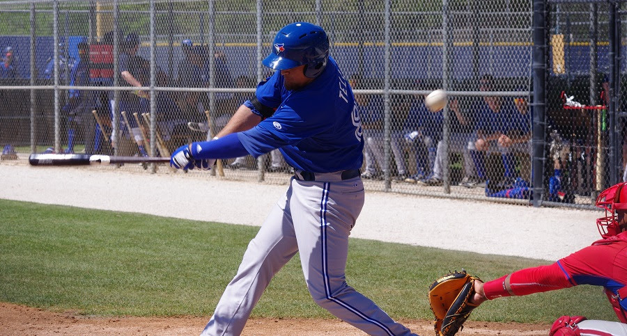 Rowdy Tellez hit two home runs knocking in four runs for class-A Dunedin. 