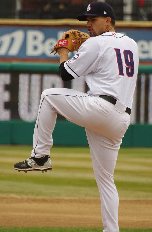RHP Taylor Cole struck out nine, walking just one, picking up a complete game shutout for double-A New Hampshire. Photo: Jay Blue. 