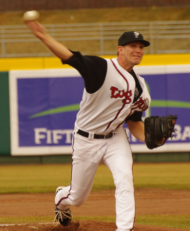 RHP Justin Shafer pitched seven scoreless as class-A Lansing edged the Great Lakes Loons 1-0. Photo: Jay Blue.