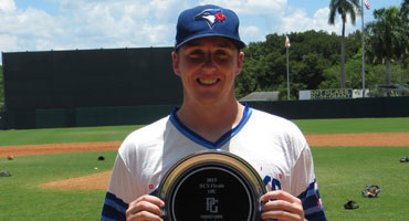 Ontario Blue Jays 1st Canucks to win PG BCS, Freure POY