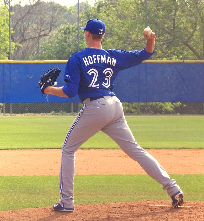 RHP Jeff Hoffman pitched into the seventh allowing only one run for class-A Dunedin. Photo: Jay Blue.
