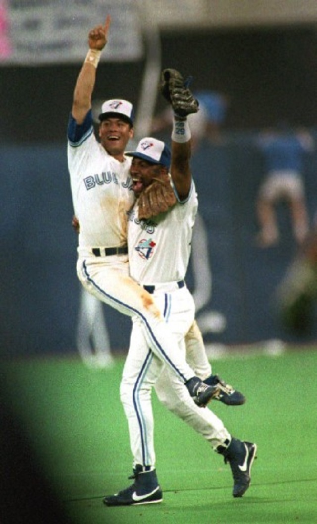 Robbie Alomar and Joe Carter, who arrived in the same trade from San Diego in 1990 were half of the Blue Jays Franchise Four. 