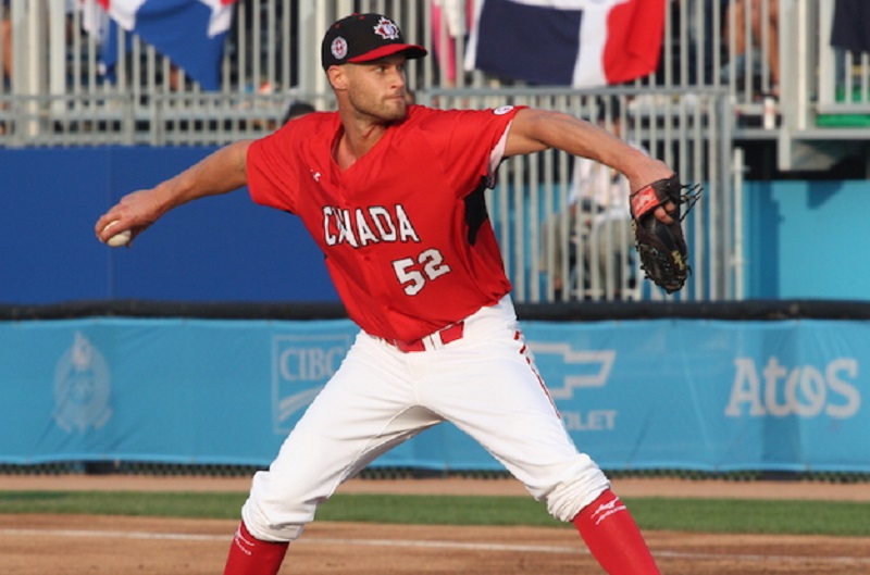 RHP Chris Leroux (Mississauga, Ont.) looked pretty impressive -- one run in six innings for his second win -- as Canada wrapped up top spot.