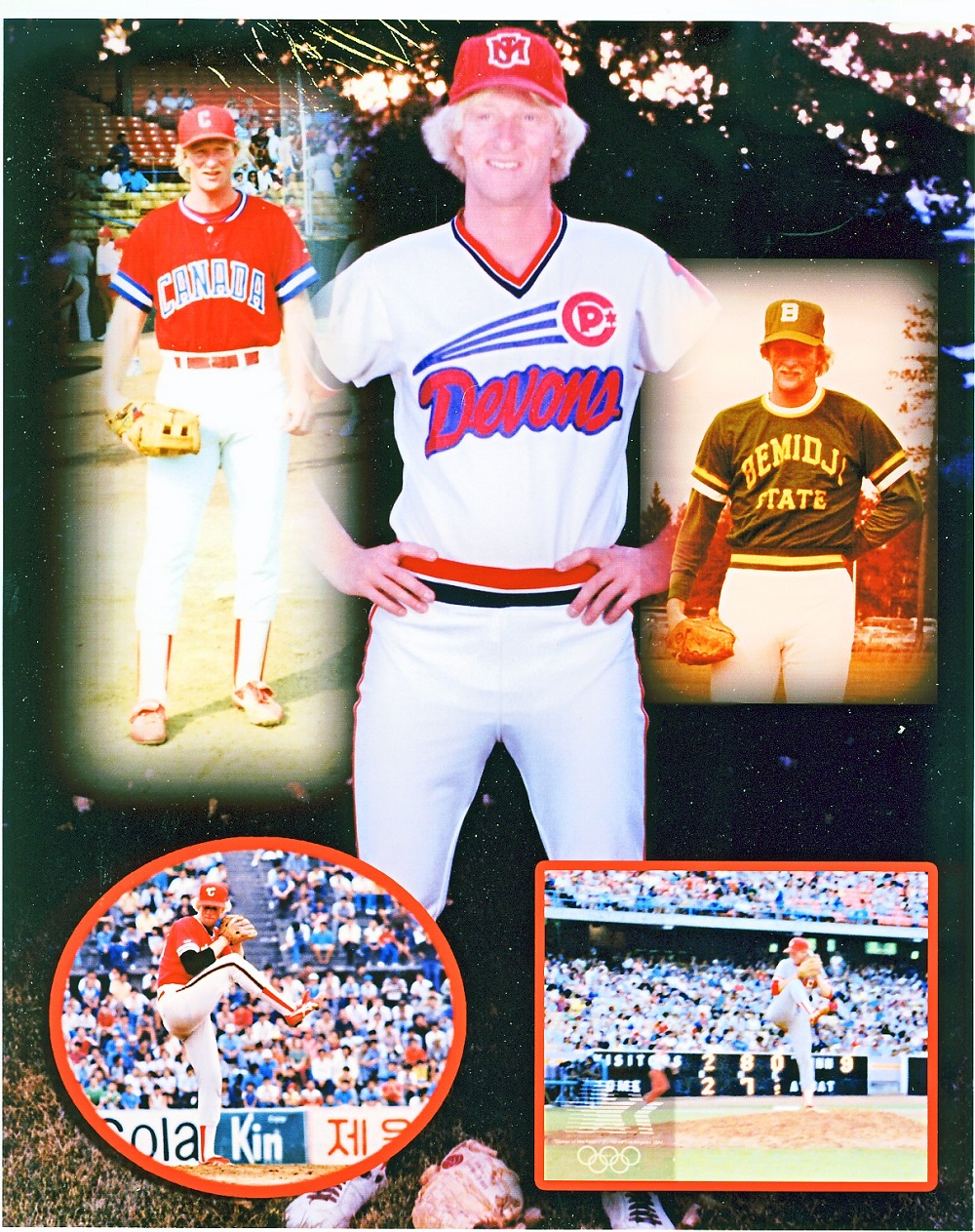 LHP Rod Heisler (Moose Jaw, Sask) appeared in more international competitions than any Canadian. Photo: Jane Shury, Saskatchewan Baseball Hall of Fame.