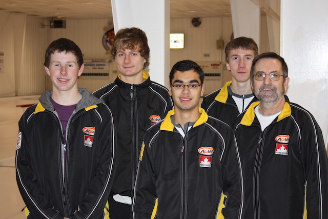 In his younger years he was a curler and now Chris Shaw (Winnipeg, Man) is with the Rookie-Class Orioles. 