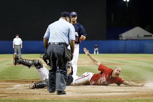 ... Peter Orr, who scored the game-winning run in the 10th inning to win the gold for Canada in the Pan Am Games. 