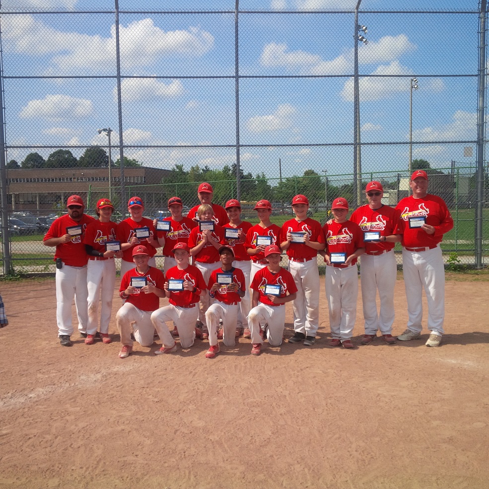 The Royal York Cardinals defeated Bloordale to earn a berth at the peewee OBAs in Windsor.