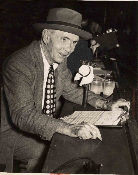 Jack Graney (St. Thomas, Ont. the former Cleveland Indians broadcaster is a candidate to win the Ford C. Frick award on the dawn of broadcasting era ballot. Photo: Barbara Gregorich.