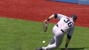 New York Yankees RF Carlos Beltran, who helped win both Friday and Saturday's games over the Jays lost a ball in the sun resulting in three Toronto runs in the finale. 