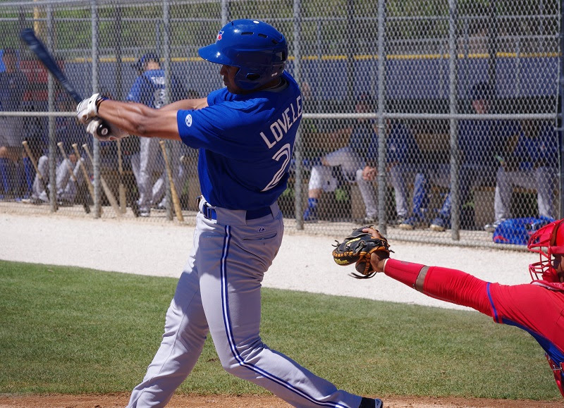 Derrick Loveless doubled and homered as class-A Dunedin edged Tampa 8-5. Photo: Jay Blue.