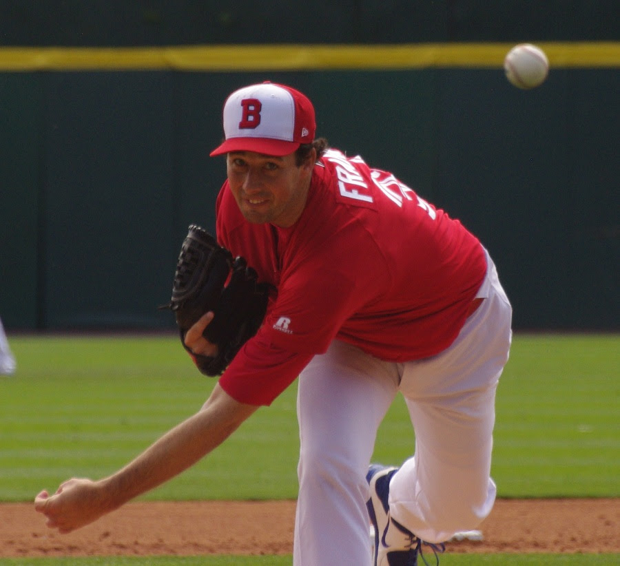 LHP Jeff Francis (North Delta, BC) allowed one run in eight innings pitching triple-A Buffalo to a 3-1 win over Scranton/Wilkes-Barre. Photo: Jay Blue. 