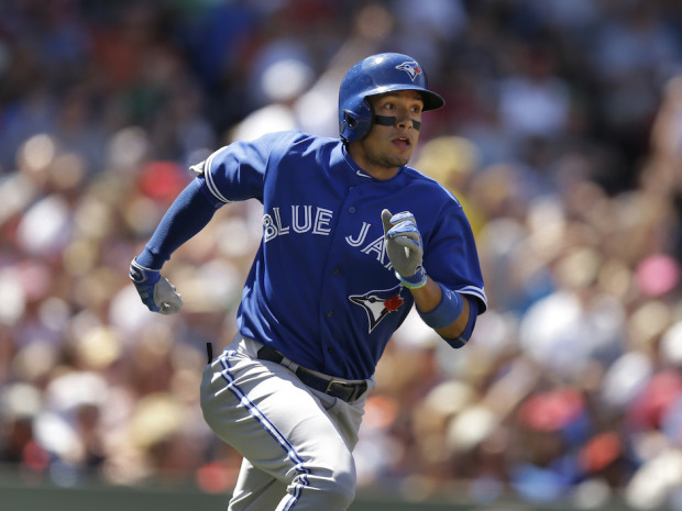 On Monday night, a strange thing happened ... the Toronto Blue Jays lost. Section 108 explains why Ryan Goins isn't the only one who had a hot month of August. (photo: Steven Senne/AP)