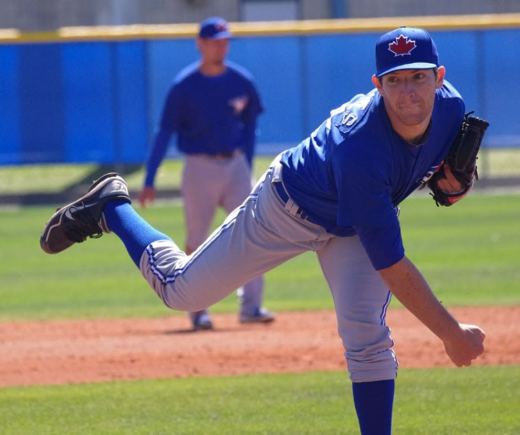 Danny Barnes struck out five in three innings of relief for double-A New Hampshire. Photo: Jay Blue.