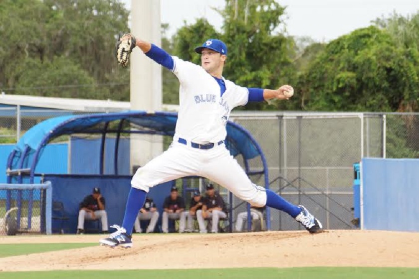 LHP Shane Dawson (Drayton Valley, Alta.) is the Canadian Baseball Network minor league Player of the Week. Photo: Eddie Michels.