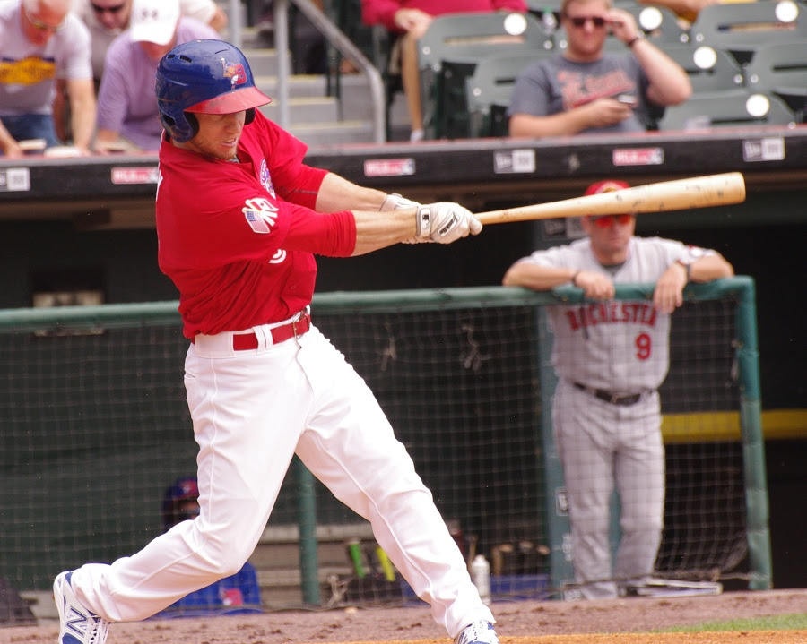 Ty Kelly went 5-for-5 for triple-A Buffalo. Photo: Jay Blue.