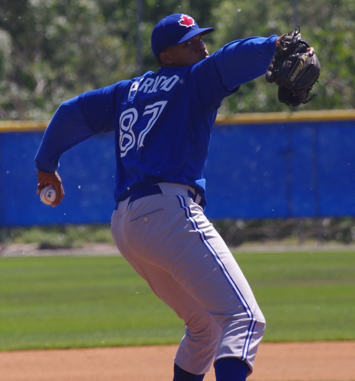 Angel Perdomo allowed just one hit and struck out nine in 5 1/3 innings scoreless for the class-A Vancouver Canadians. Photo: Jay Blue.