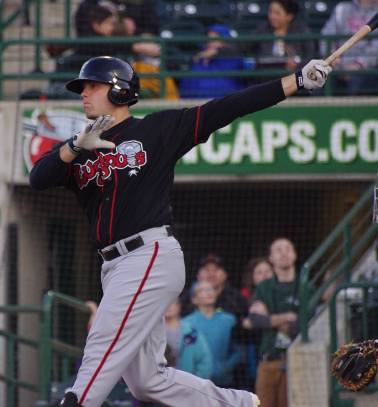 All-star Ryan McBroom earned MVP honors with class-A Lansing in the Midwest League. Photo: Jay Blue.