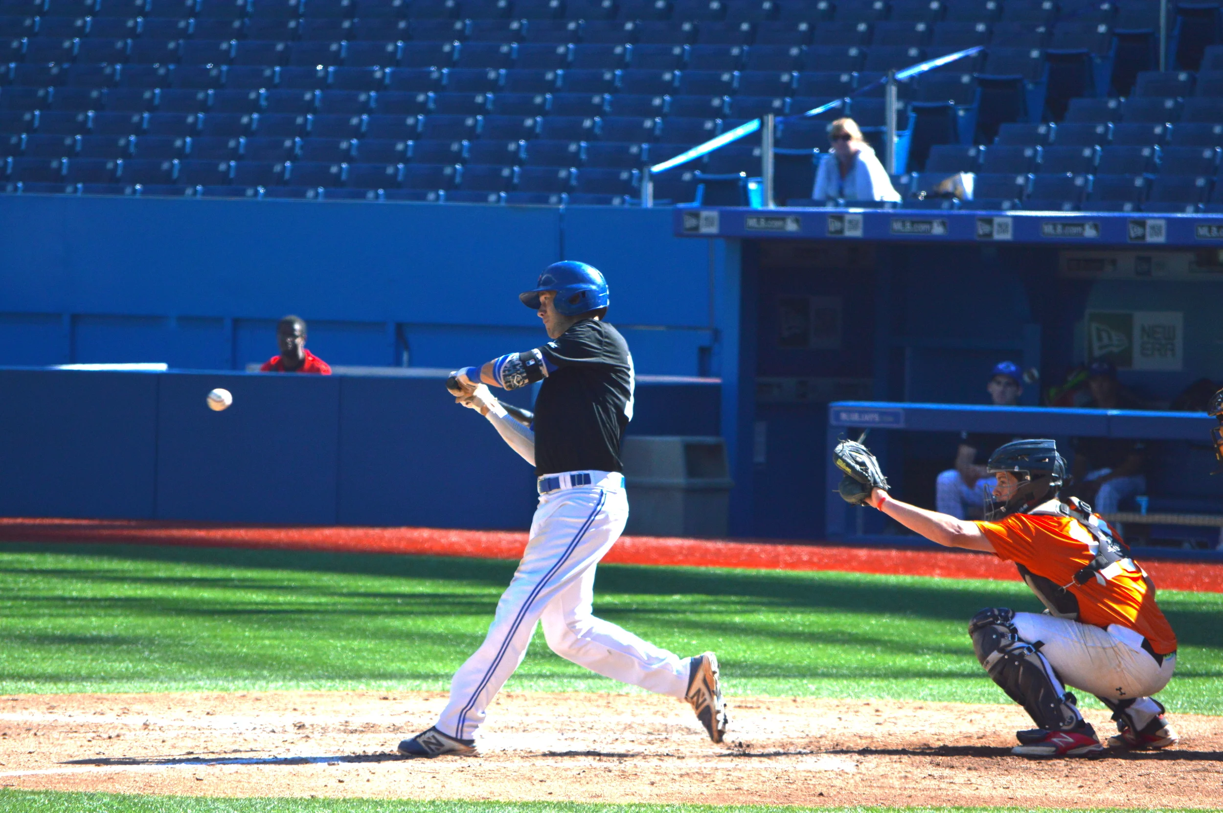 Reese O'Farrell (Burlington, Ont.) of the Ontario Blue Jays played a key role in Ontario Black's win.