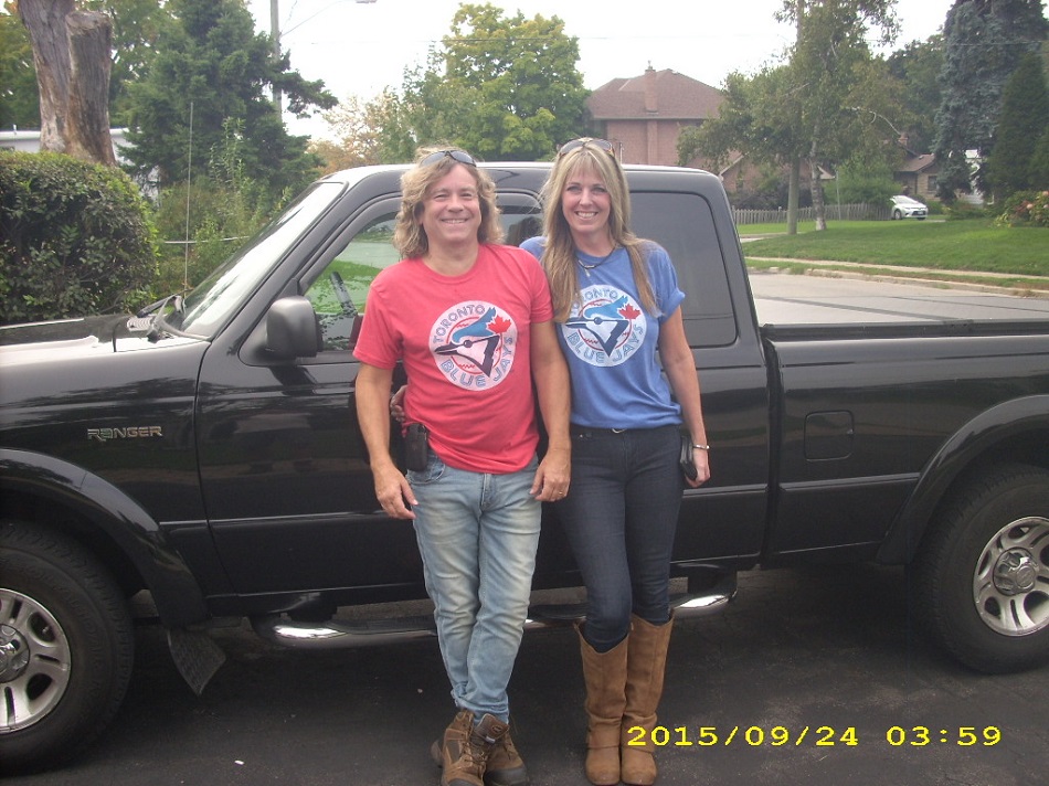 Doug and Jennifer Pegg (Toronto, Ont.) have re-released their song All the Way Blue Jays from 2000. 