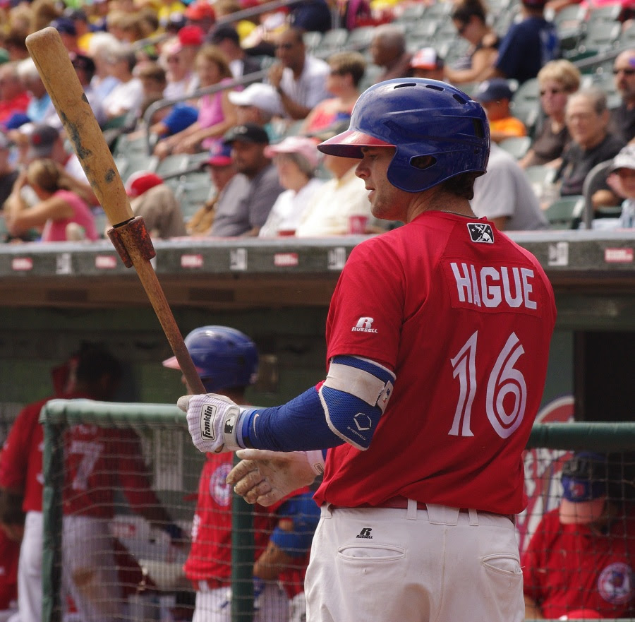 Matt Hague was the Webster award winner at triple-A Buffalo. Photo: Jay Blue.