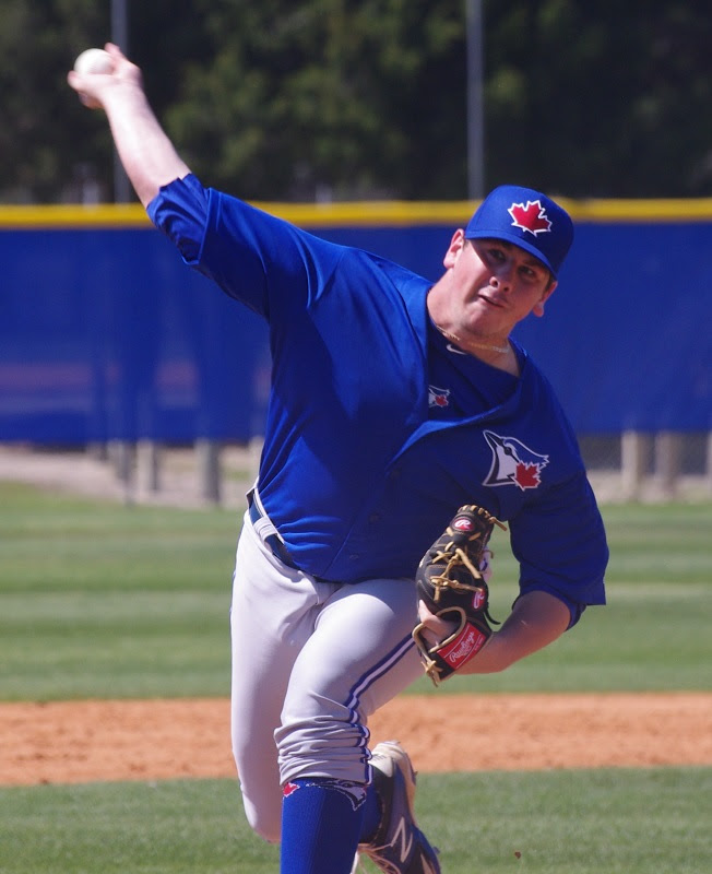 Andrew Case had the best strikeout rate and the third-best ERA to earn the Vancouver Canadians co-reliever of the year. Photo: Jay Blue. 