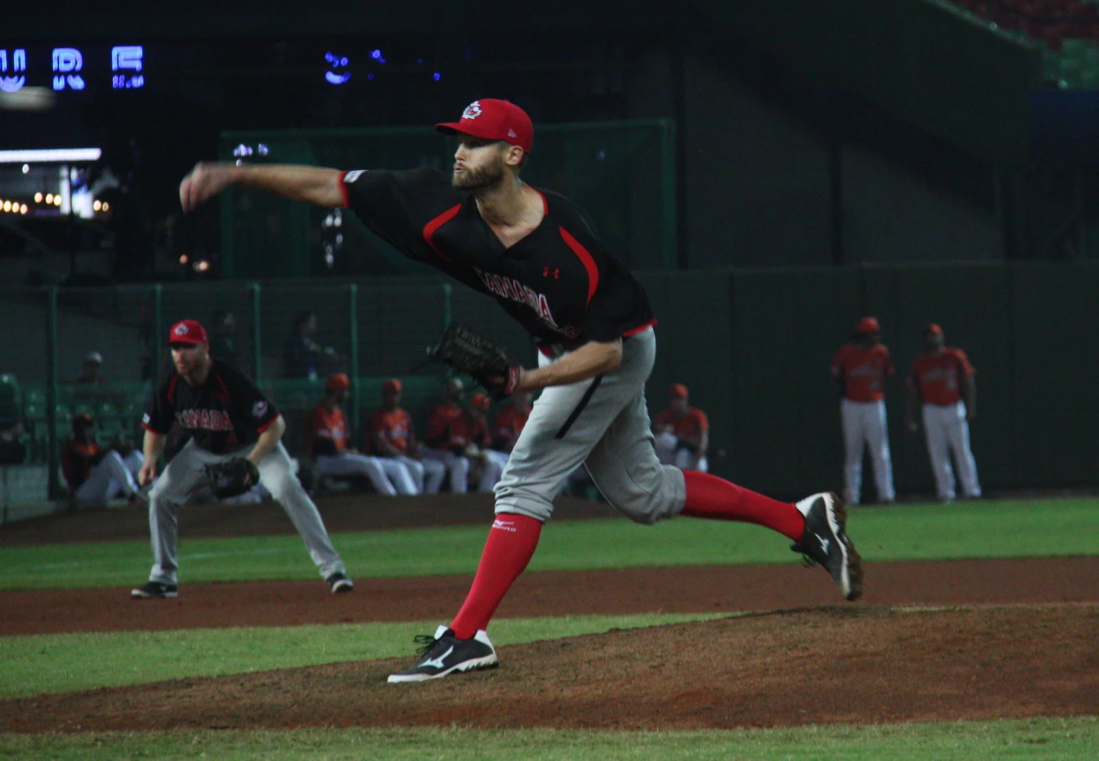 Leroux pitches Canada to first, face Mexico in quarters
