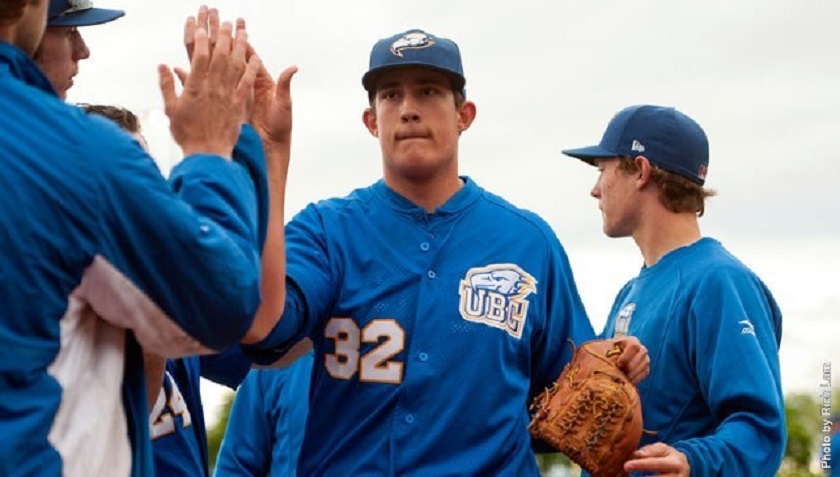 RHP Alex Webb (Surrey, BC), above, and RHP Curtis Taylor (Coquitlam, BC) are two reasons big things are expected from the UBC Thunderbirds. 