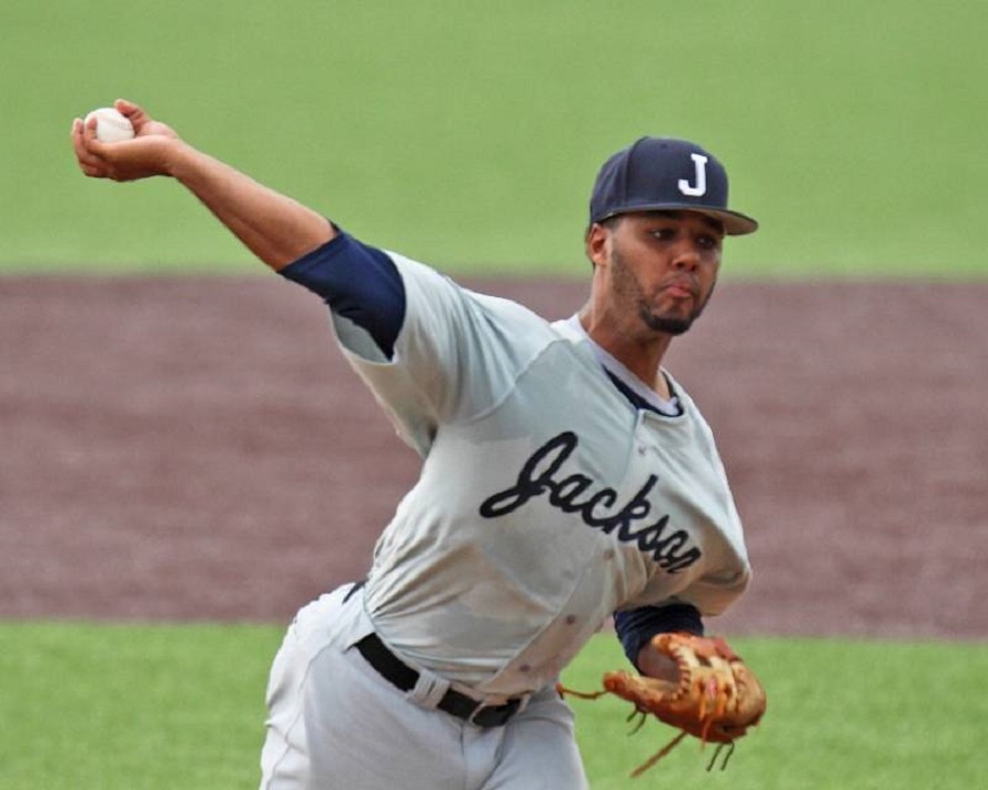 RHP Jevon Jacobs (Ajax, Ont.) of the Jackson State Tigers is ranked the ninth best prospect in the Southwestern conference by Baseball America.