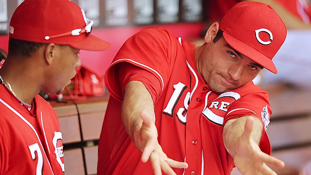 Hitting .213 in June, he fixed things the Votto Way