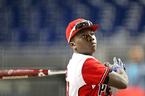 1B Mailk Williams (Toronto, Ont.) of the Toronto Blue Jays ....