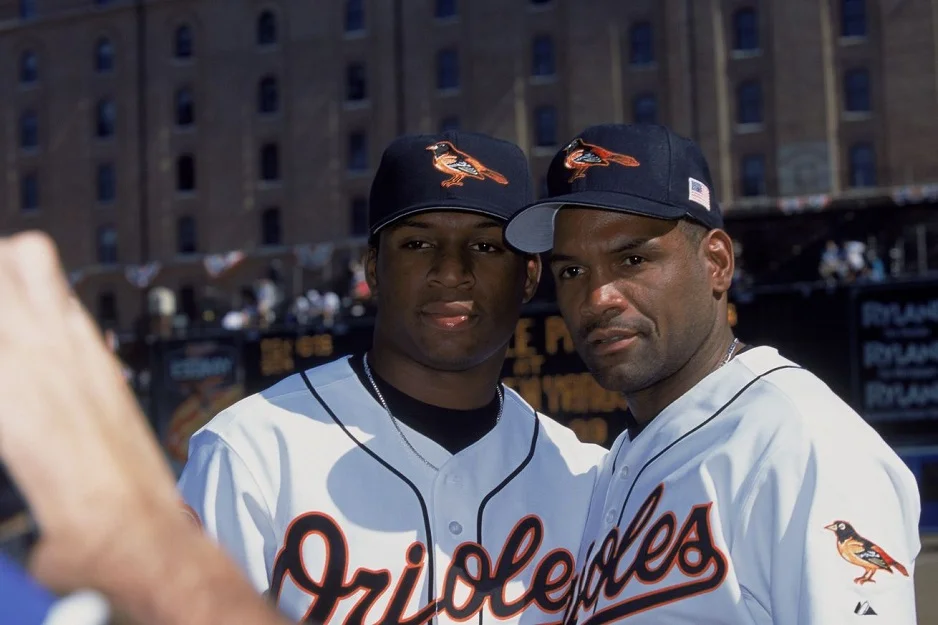 ICYMI: Raines and Son covered 2/3 of Orioles OF on this day in 2001