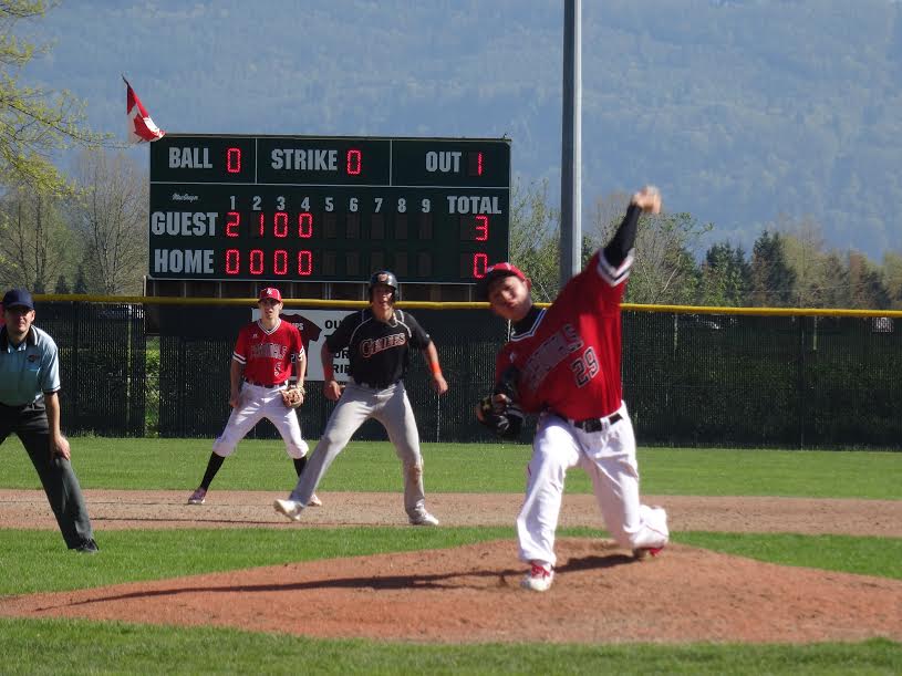 LHP Taisei Yahiro, of the Abbotsford Cardinals.