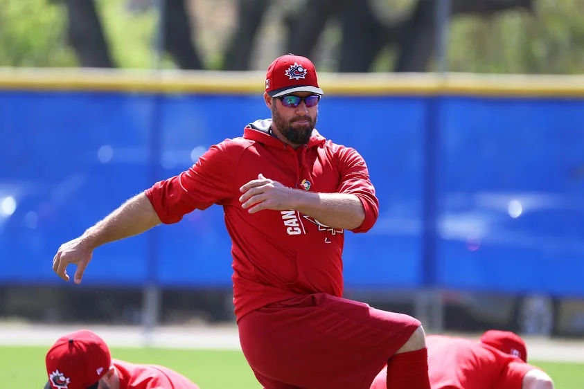 Elliott WBC workout day: Dempster, Gagne, Naylor, Orr