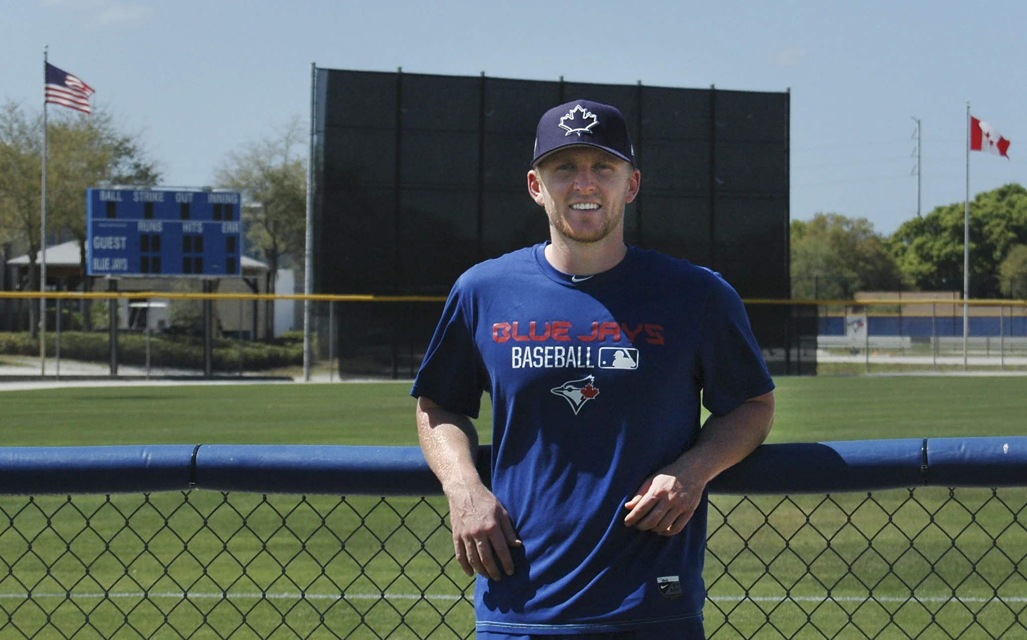 Blue Jays' Bergen never had any doubt that baseball was his sport