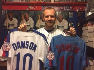 Louisiana fan builds largest collection of Andre Dawson memorabilia