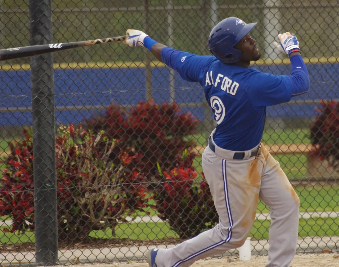 Blue Jays place Alford on DL, recall Smith Jr. 