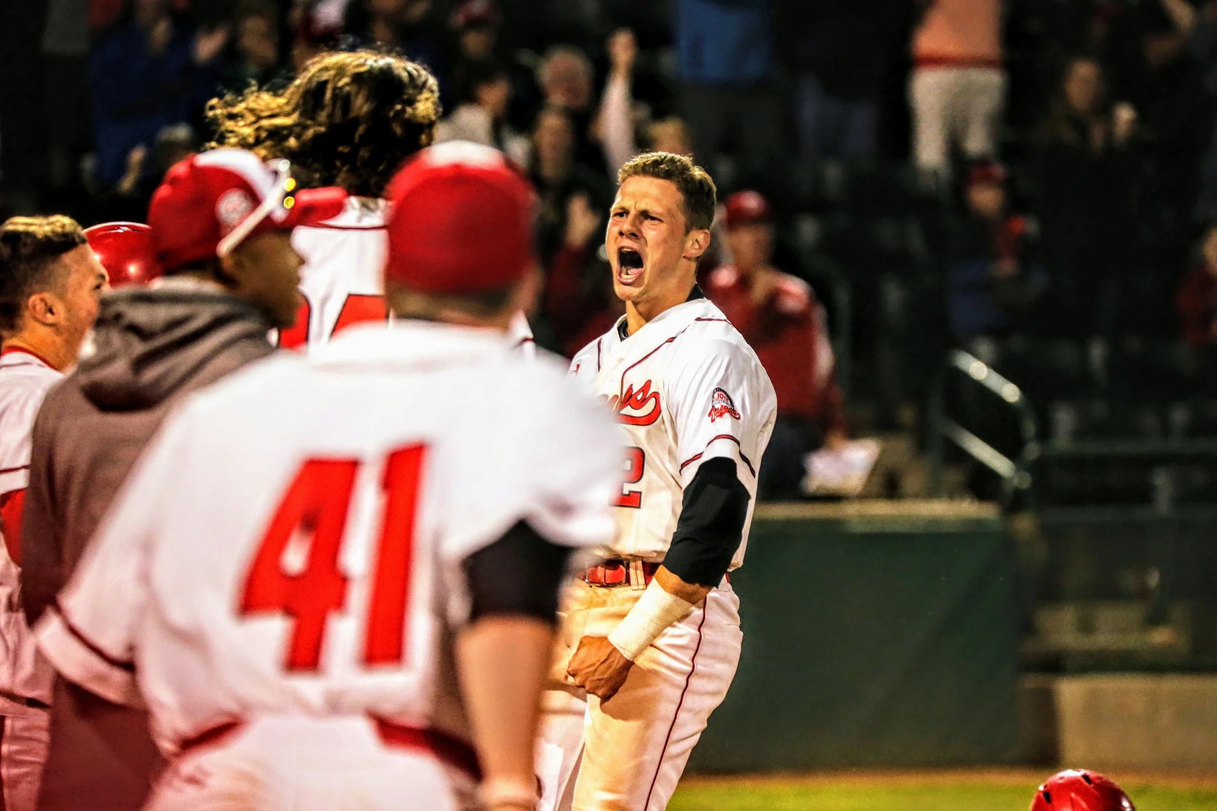 Cullen knows how to walk off Dawg Hutzal, with a double 
