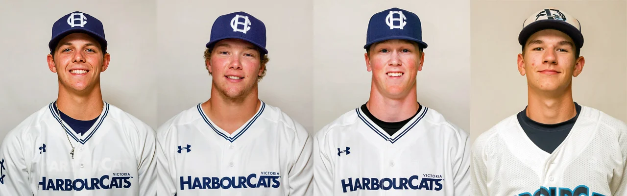 Victoria HarbourCats sign Vansau, Rempel, Fox and Willow