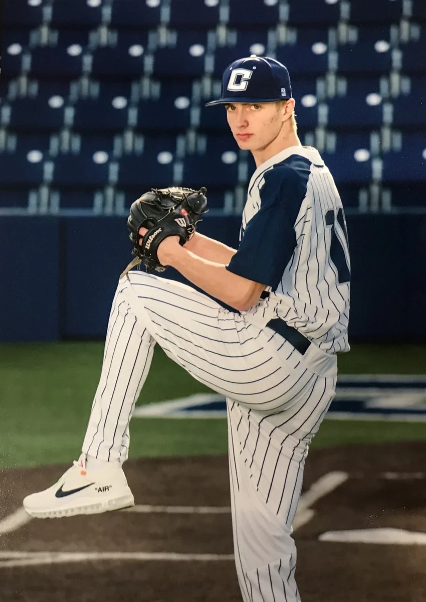RHP Braden Halladay, son of the late Roy Halladay of Arvada, Col. hhopes to pitch for the Canadian Junior National Team later this month. 