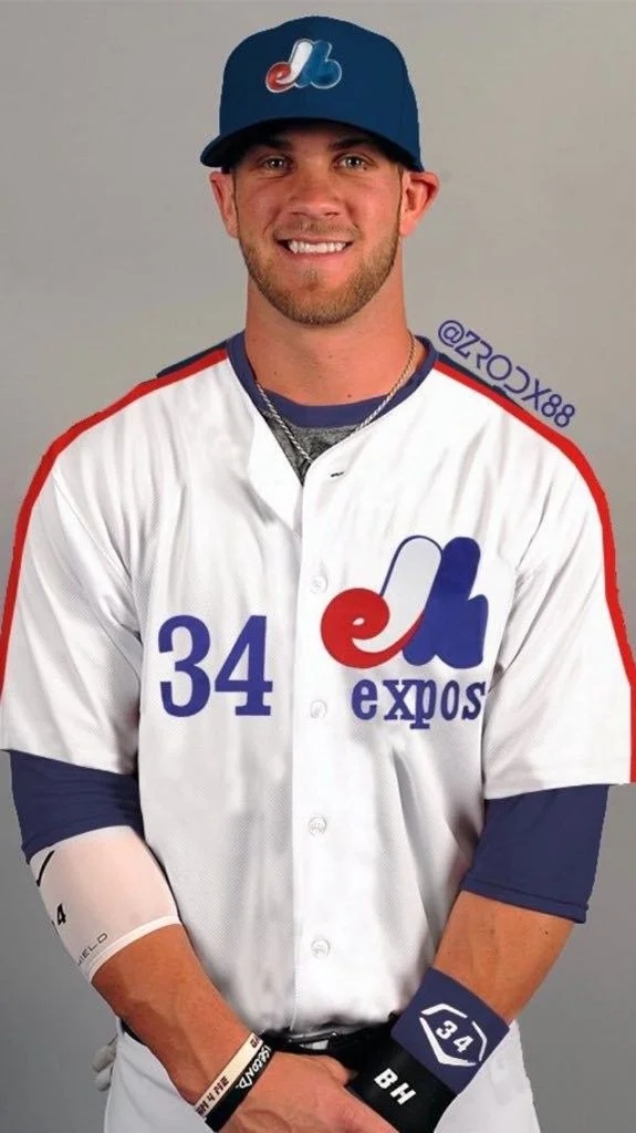 Harper talks Expos and photoshopped photo