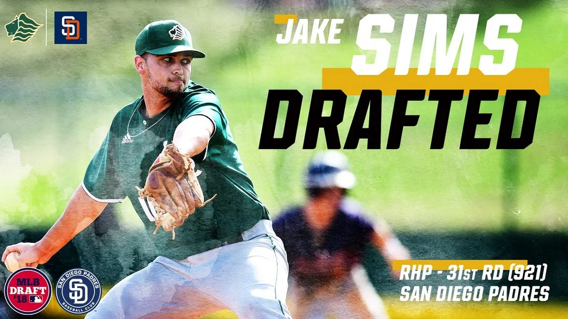 Jake Sims selected by Padres